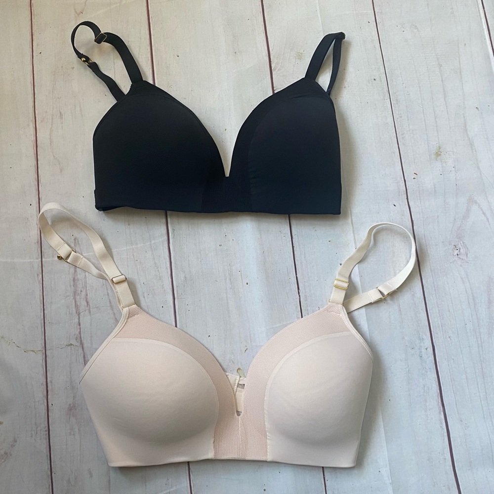 Lively Deep V All Day No Wire Bra Bundle of 2. 34D
